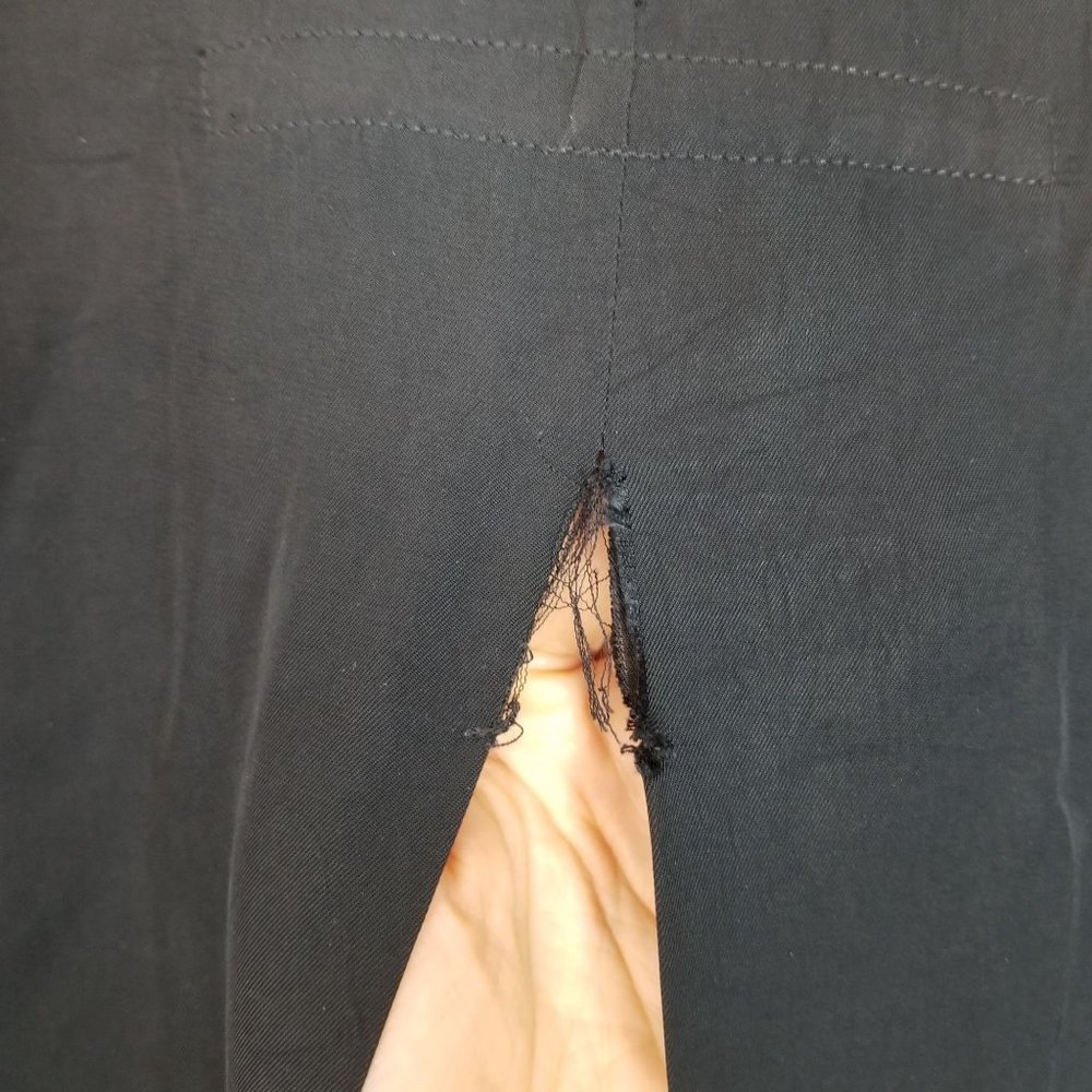 Standard James Perse Womens 4 Black Sleeveless Rib - Picture 9 of 9